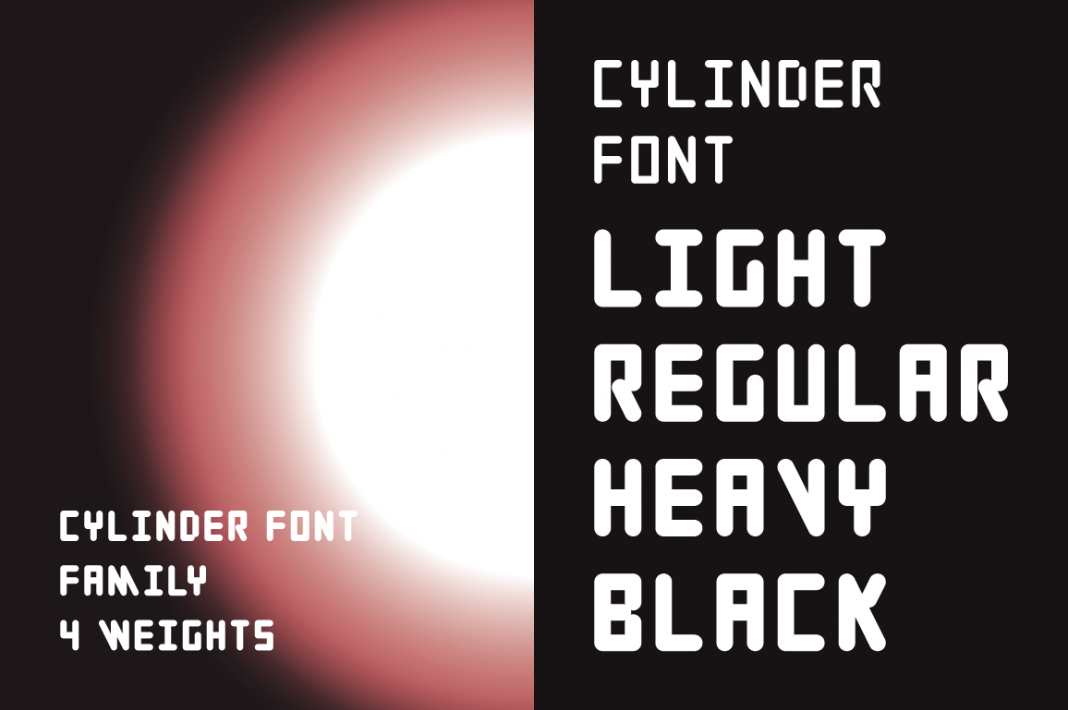 Cylinder Font Family