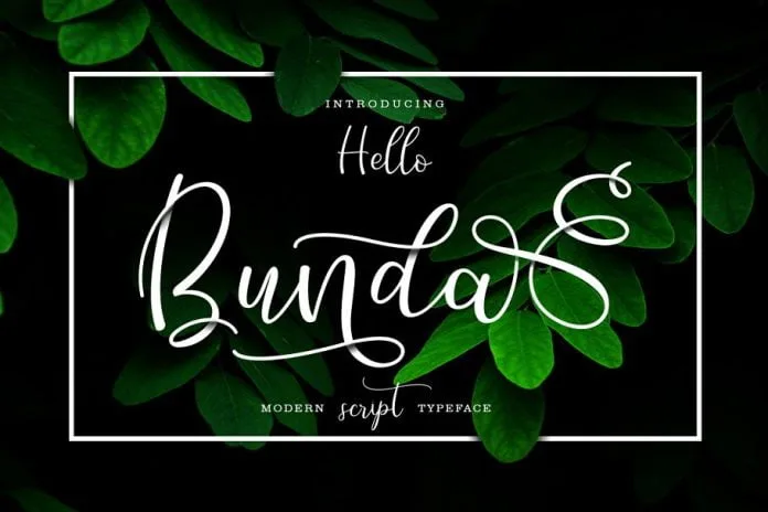 Hello Bunda Script Font