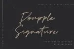 Doupple Signature Font