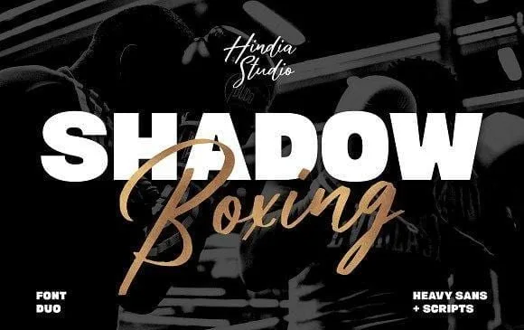 Shadow Boxing Font Shadow Boxing Font