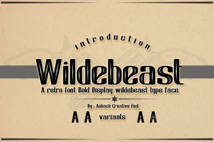 Wildebeast Font