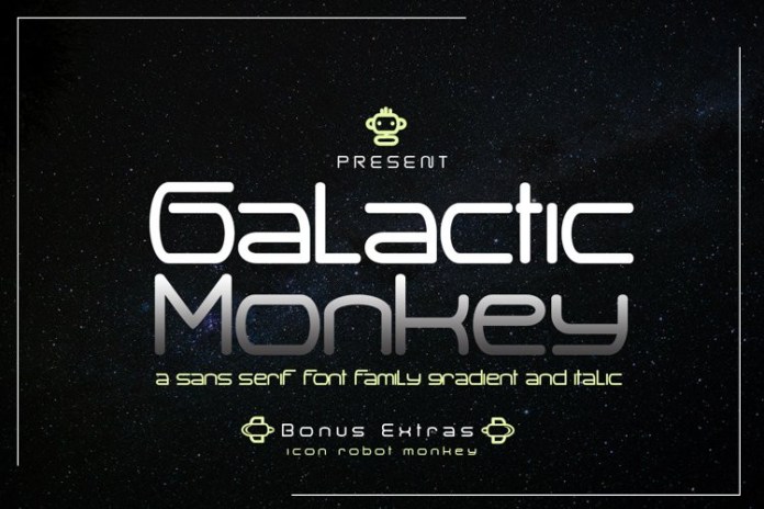 Galactic Monkey Font