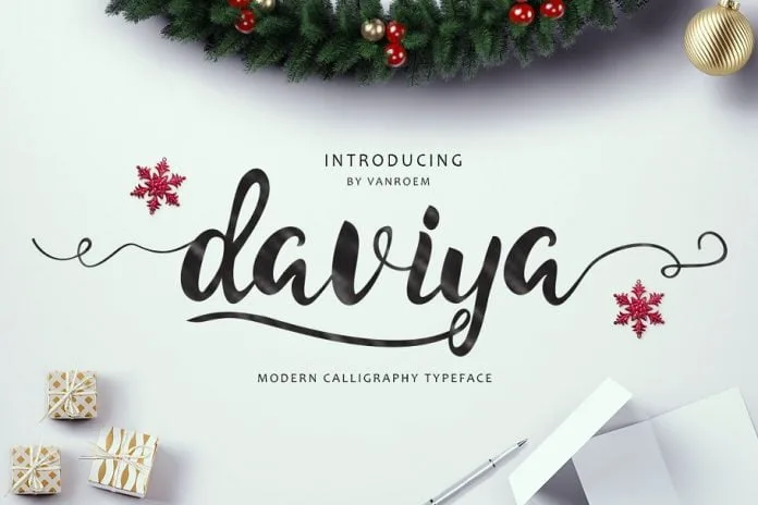 Daviya Script Font