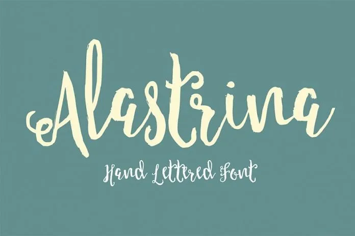 Alastrina Typeface Font