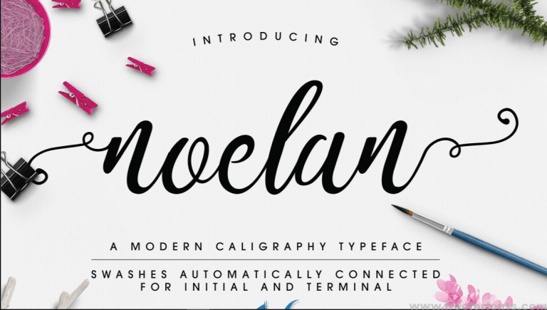 Noelan Script Font Free Download