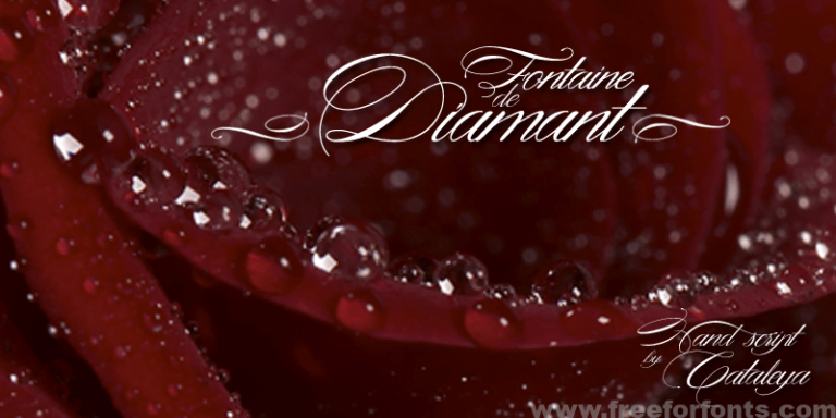 Fontaine de Diamant Font Free Download