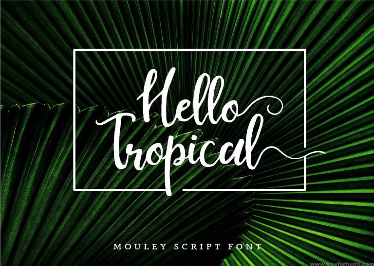 Mouley Script Font Free Download