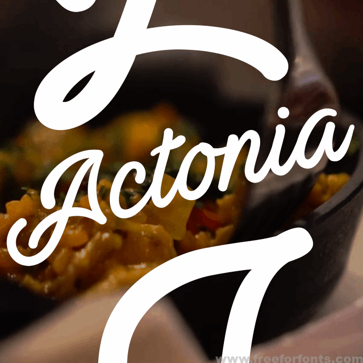 Actonia Font Free Download