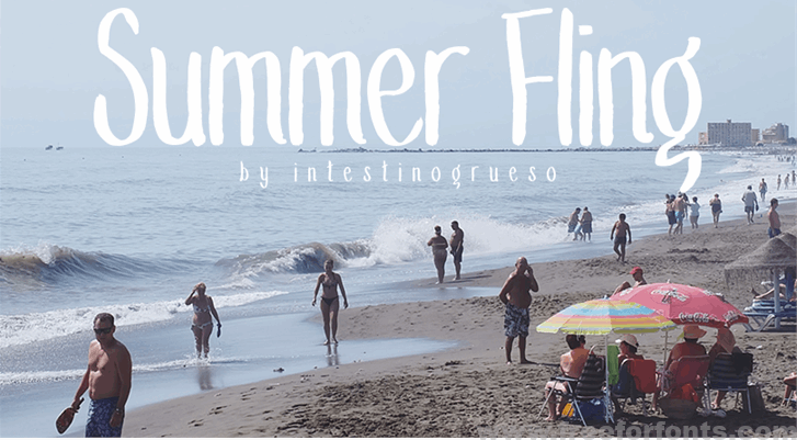 Summer Fling Medium Font