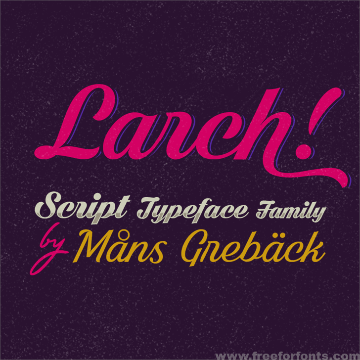 Shaded Larch Font Free Download
