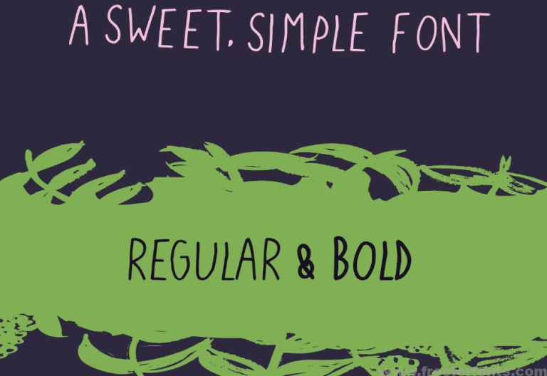 Blackberries- A sweet Font Free Download