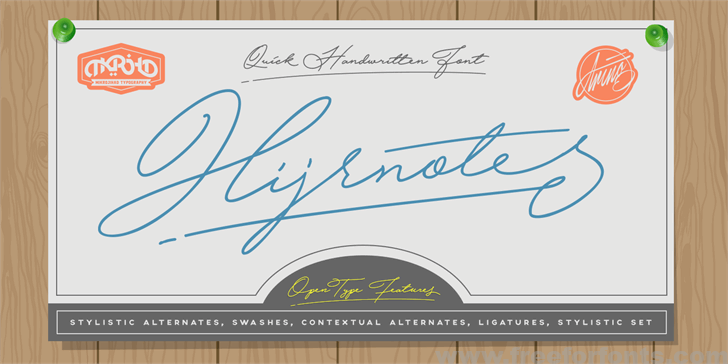 Hijrnotes Font Free Download