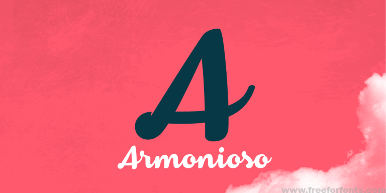 Armonioso Font Free Download