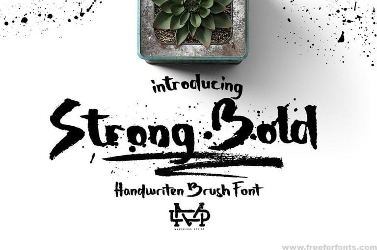 Strong Bold Font Free Download