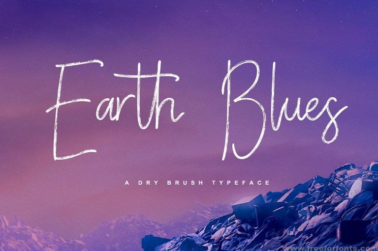 Vertical Brushy Font Free Download