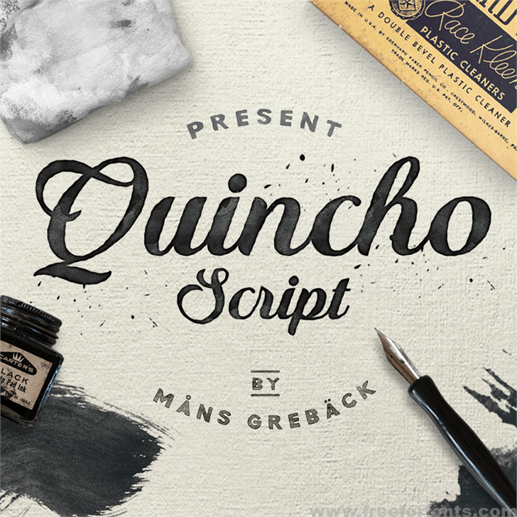 Quincho Script Font Free Download