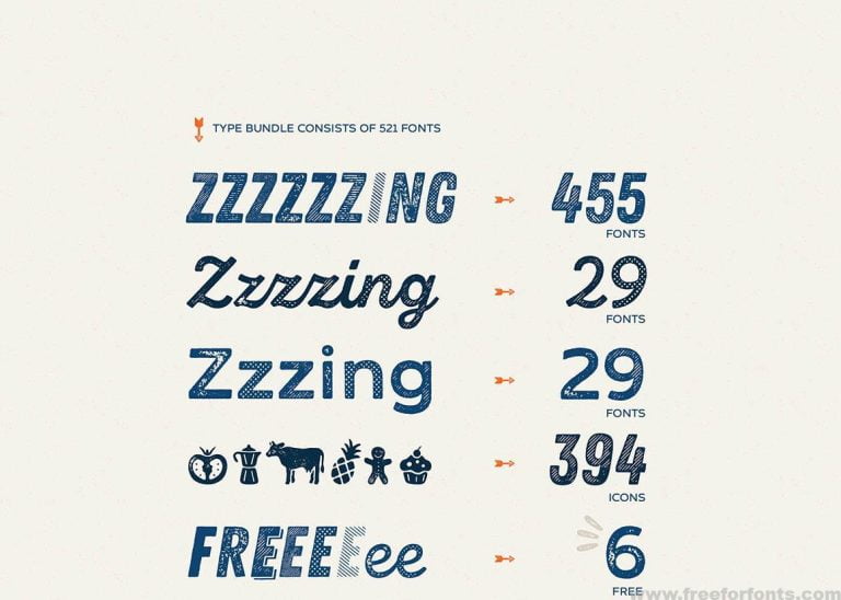 Zing Rust Font Family Free Download