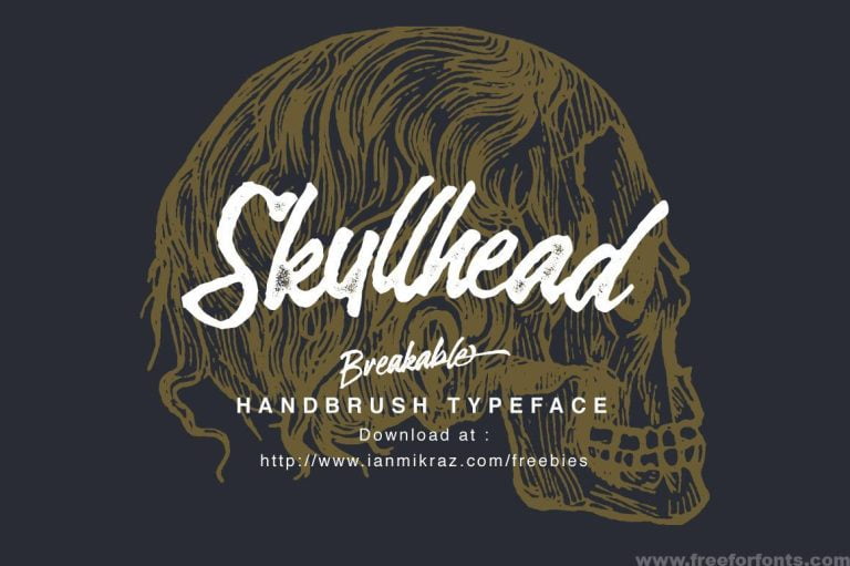 Breakable Brush Font Free Download