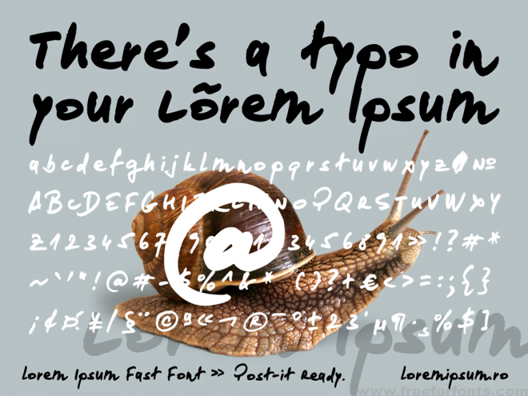 Loremipsum Font Free Download