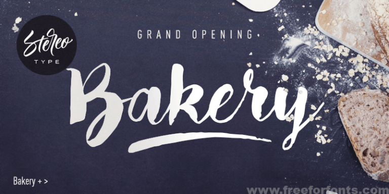Bakery Font Free Download