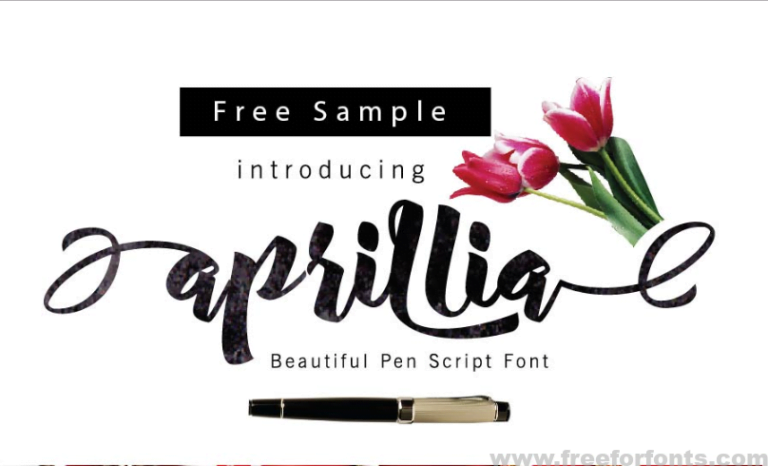 Aprillia Script Font Free Download