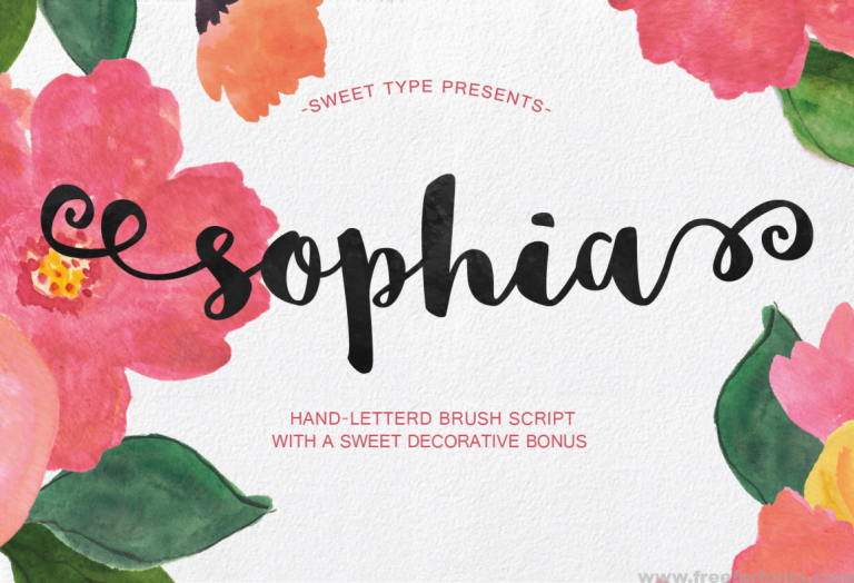 Sophia Font Free Download