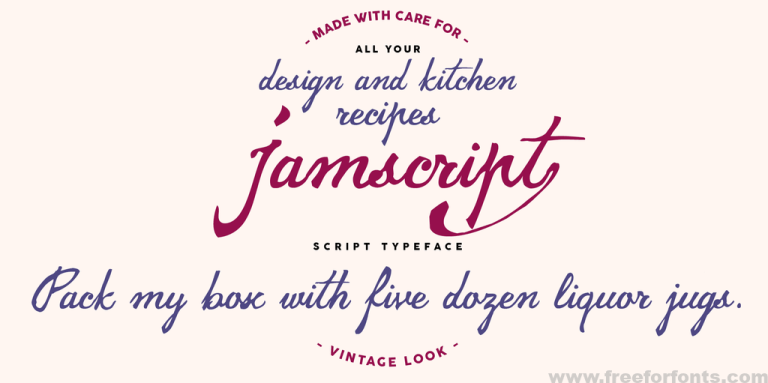 Jamscript Font Free Download