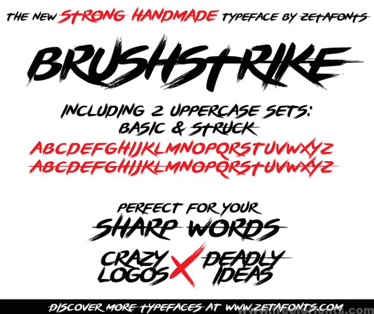 Brushstrike Font Free Download