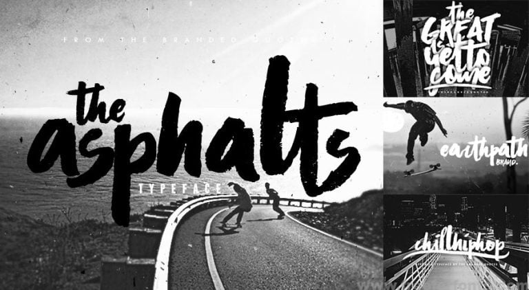 Asphalts Font Free Download