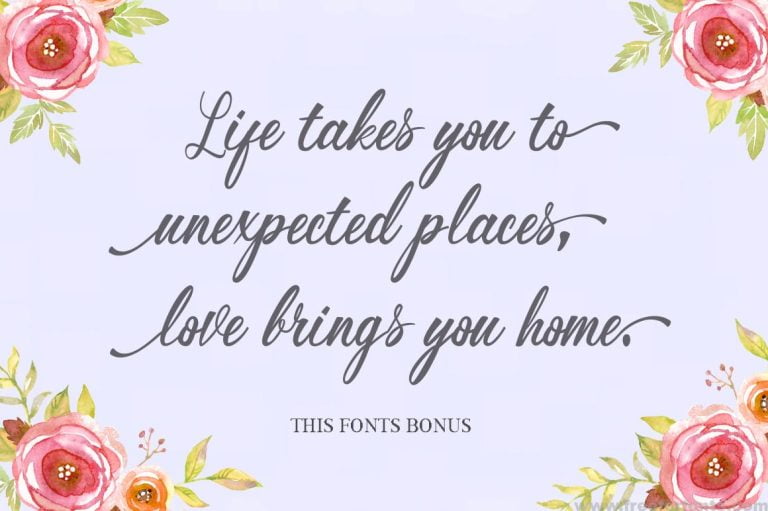 Buttercup Calligraphy Font Free Download