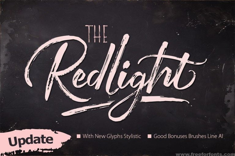 The Redlight Font Duo Free Download