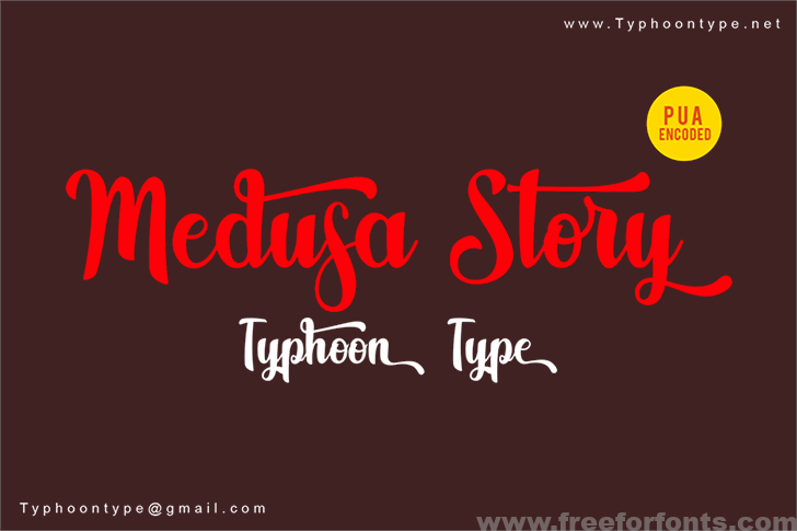 Medusa Story – Personal Use font