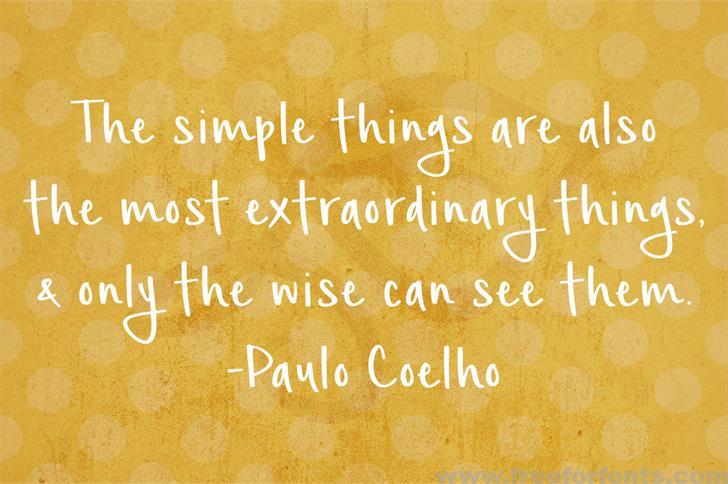 Simple Joys Font Free Download