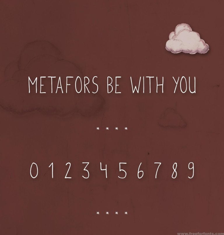 Metafors Font Free Download