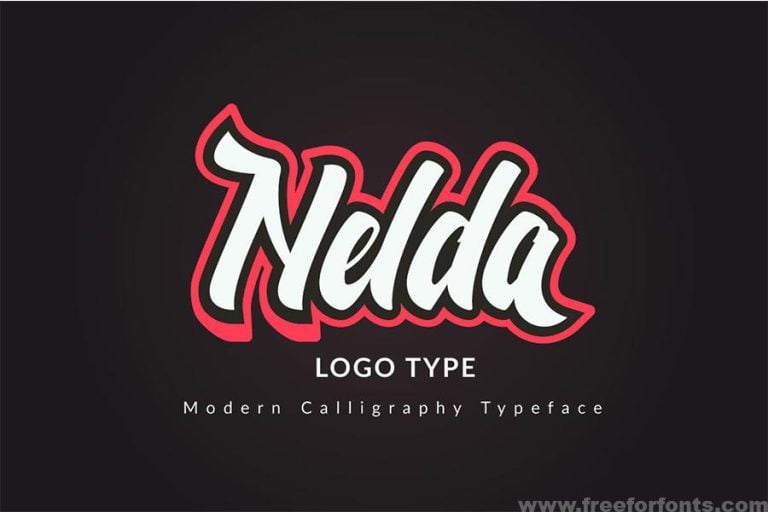 Nelda Typeface Font Free Download