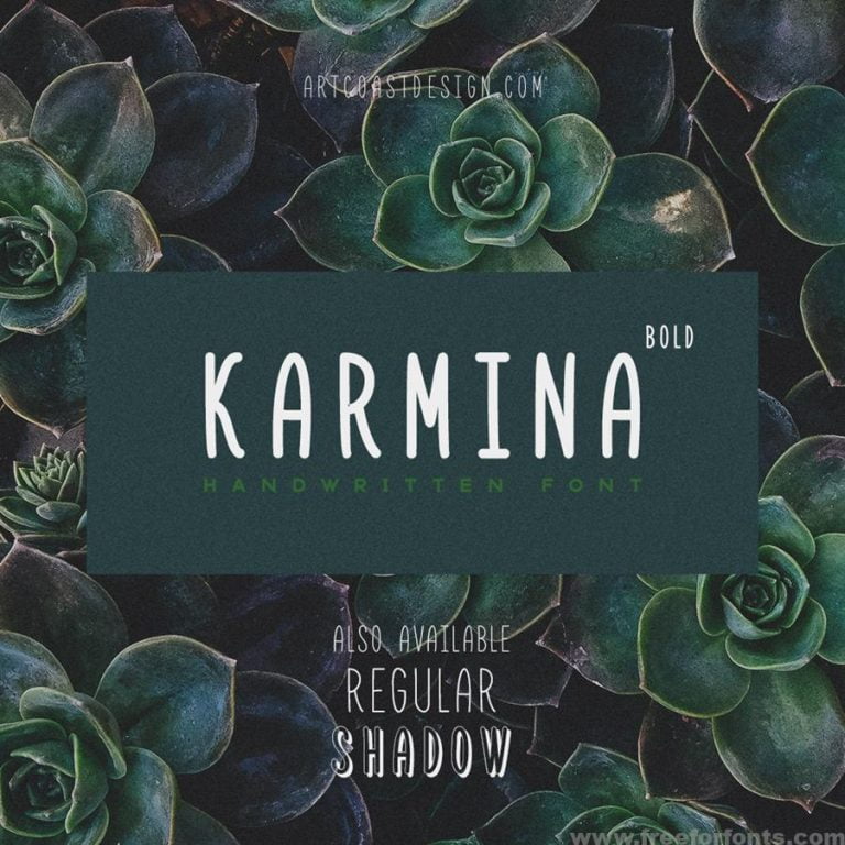 Karmina Handwritten Font Free Download