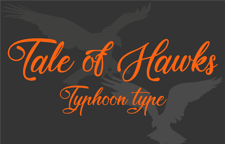 Tale of Hawks font