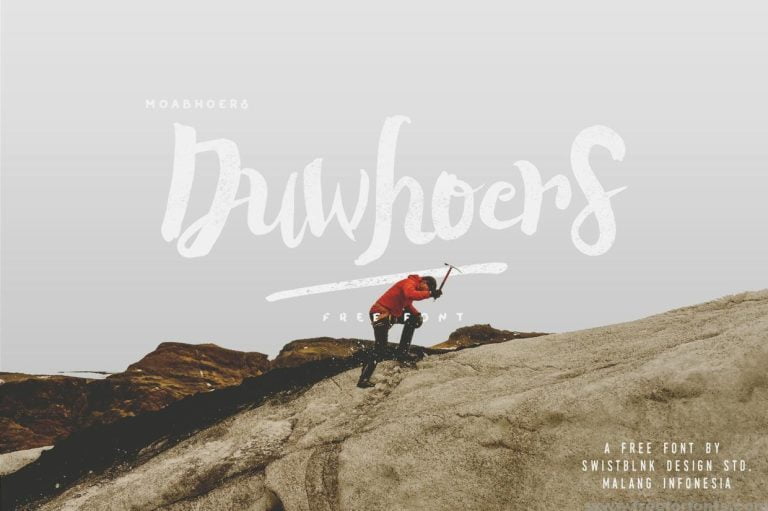 Duwhoers Brush Font Free Download