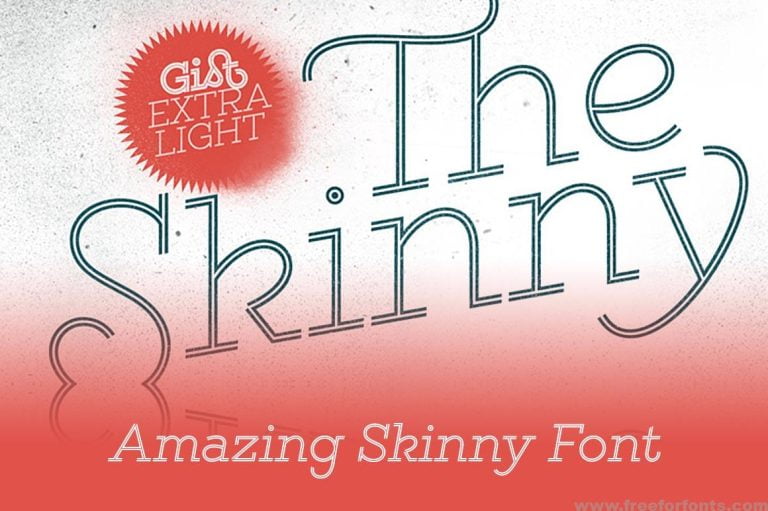 Gist Extra Light Font Free Download