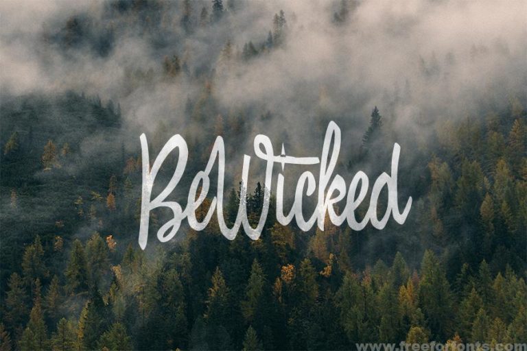 BeWicked Font Free Download