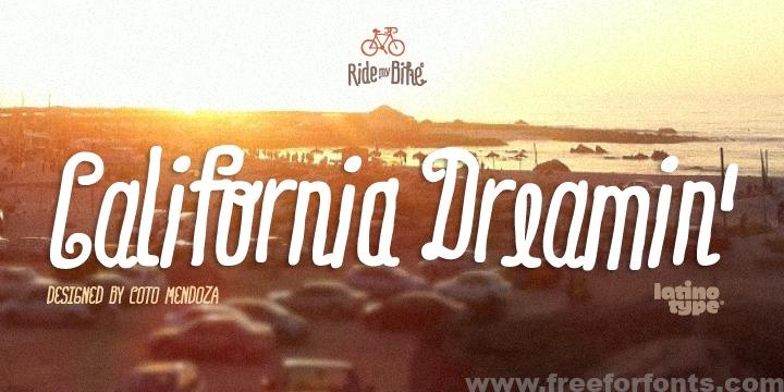 Ride my Bike Font Family Free Download