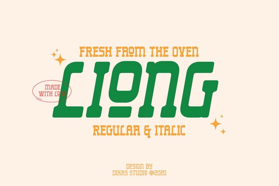 Liong - 2 fonts styles