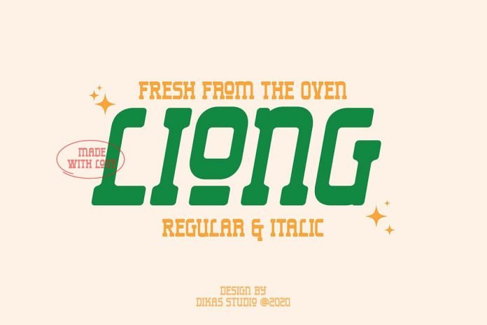 Liong - 2 fonts styles