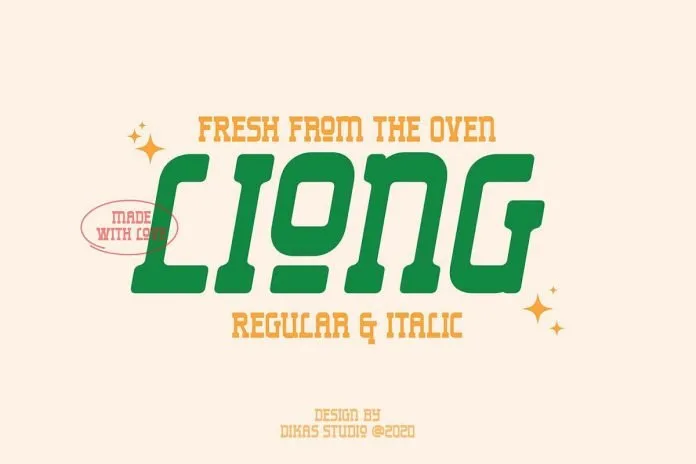 Liong - 2 fonts styles