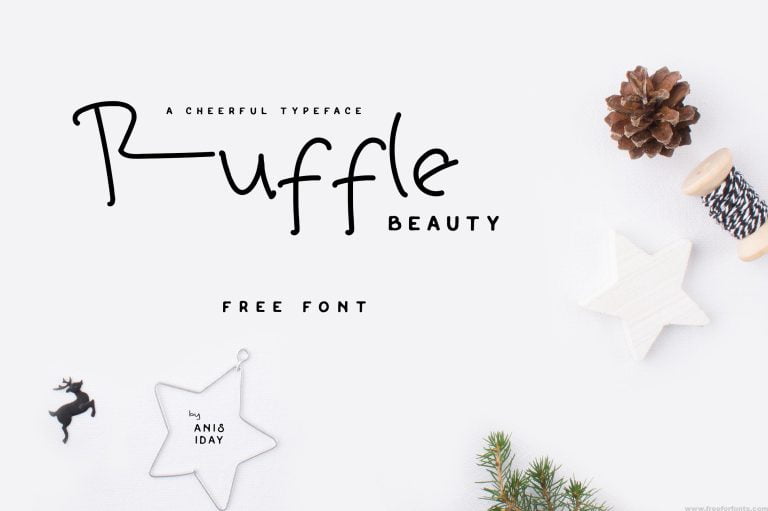 Ruffle Beauty Font Free Download