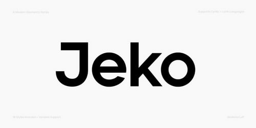 Jeko Font Family