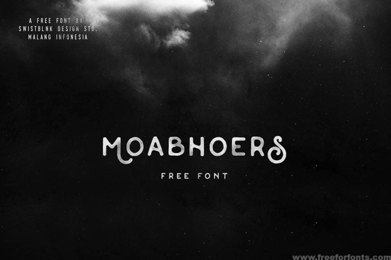 Moabhoers Font Free Download