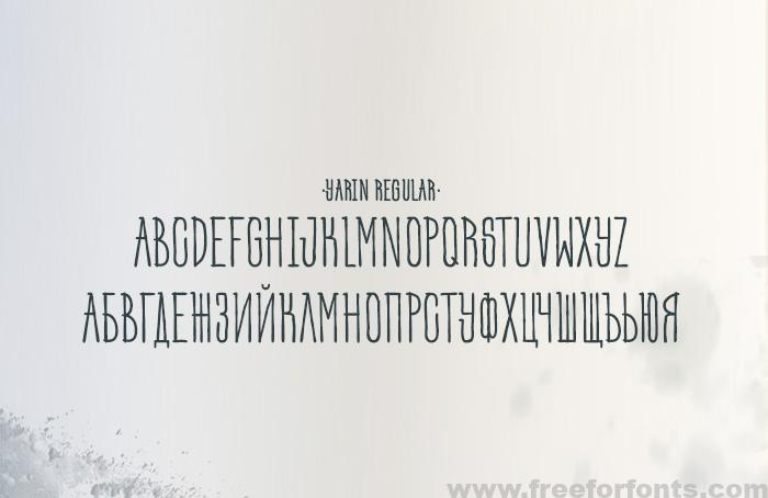 Yarin Font Free Download