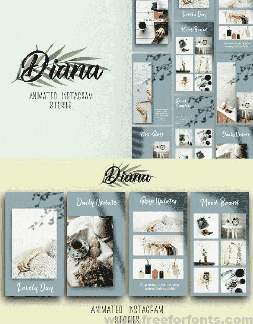 DECEMBER 2018 Diana Animated Instagram Stories