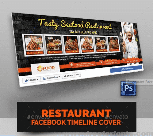 Restaurant Facebook Cover 22899182